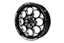 VMS Wheels Modulo 15x3.5 4x100/108 +10 Offset Black Milling Finish - VWMO008