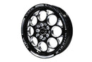 VMS Modulo Drag Street Wheel 15x3.5 4x100 / 4x114.3 4 Lug +10 Offset Black Milling - VWMO003