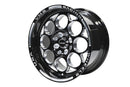 VMS Modulo Drag Street Wheel 15x8 4x100 / 4x114.3 4 Lug +20 Offset Black Milling - VWMO005
