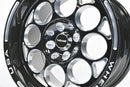 VMS Wheels Modulo 15x3.5 4x100/108 +10 Offset Black Milling Finish - VWMO008