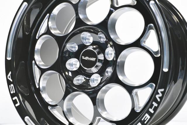 VMS Wheels Modulo 15x3.5 4x100/108 +10 Offset Black Milling Finish - VWMO008