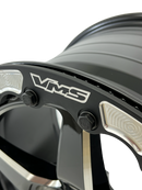 VMS Wheels Star 17x10 5x114.3 +54 Offset Black Milling Finish Beadlock - VWST080