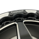 VMS Wheels Star 17x10 5x114.3 +54 Offset Black Milling Finish Beadlock - VWST080