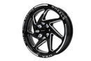 VMS Wheels Typhoon 15x3.5 4x100/114.3 +10 Offset Black Milling - VWTY003