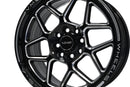 VMS Wheels Blackbird 15x7 4x100/114.3 +35 Offset Gloss Black Milling - VWBB001