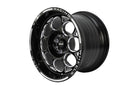 VMS Wheels Modulo 15x10 4x100/108 +20 Offset Black Milling Finish - VWMO013