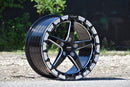 VMS Wheels Star 17x10 5x114.3 +54 Offset Black Milling Finish Beadlock - VWST080