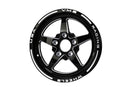 VMS Wheels Star 15x3.5 5x120.7 -13 Offset Black Milling Finish - VWST055