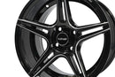 VMS Wheels Trust 15x8 4x100 +20 Offset Gloss Black Milling Finish - VWTT001