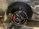 VMS Wheels Star 17x10 5x120 +44 Offset Polished Lip Black Milling Finish - VWST029