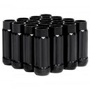 Blox Racing 12-Sided P17 Tuner Lug Nuts 12x1.25 - Black Steel - Set of 16 - BXAC-00144-BK