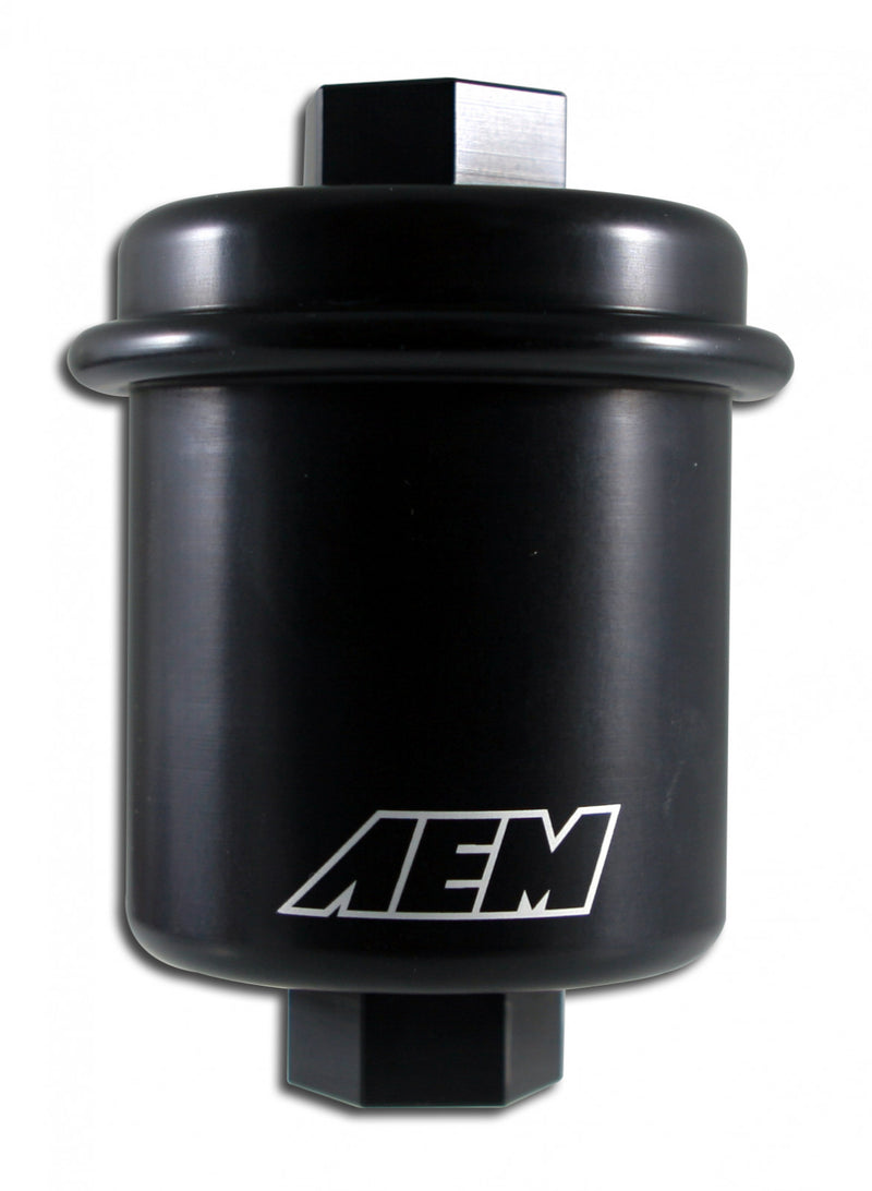 AEM Black Fuel Filter Kit - 94-01 Acura Integra / 94-97 Honda Accord / 96-00 Civic / 97-01 Prelude - 25-200BK