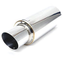 Blox Racing 60.5mm Street Muffler - Angled Tip - BXEX-00100