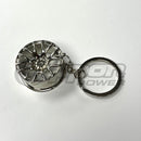 Wheel Key Chain - Silver Kc-Wheel-Sil